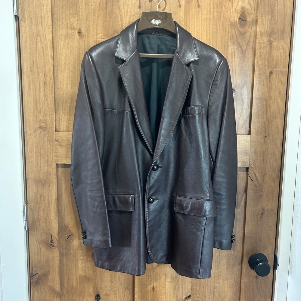 Startown Men’s Vintage Leather Blazer Size 42 Made in the USA